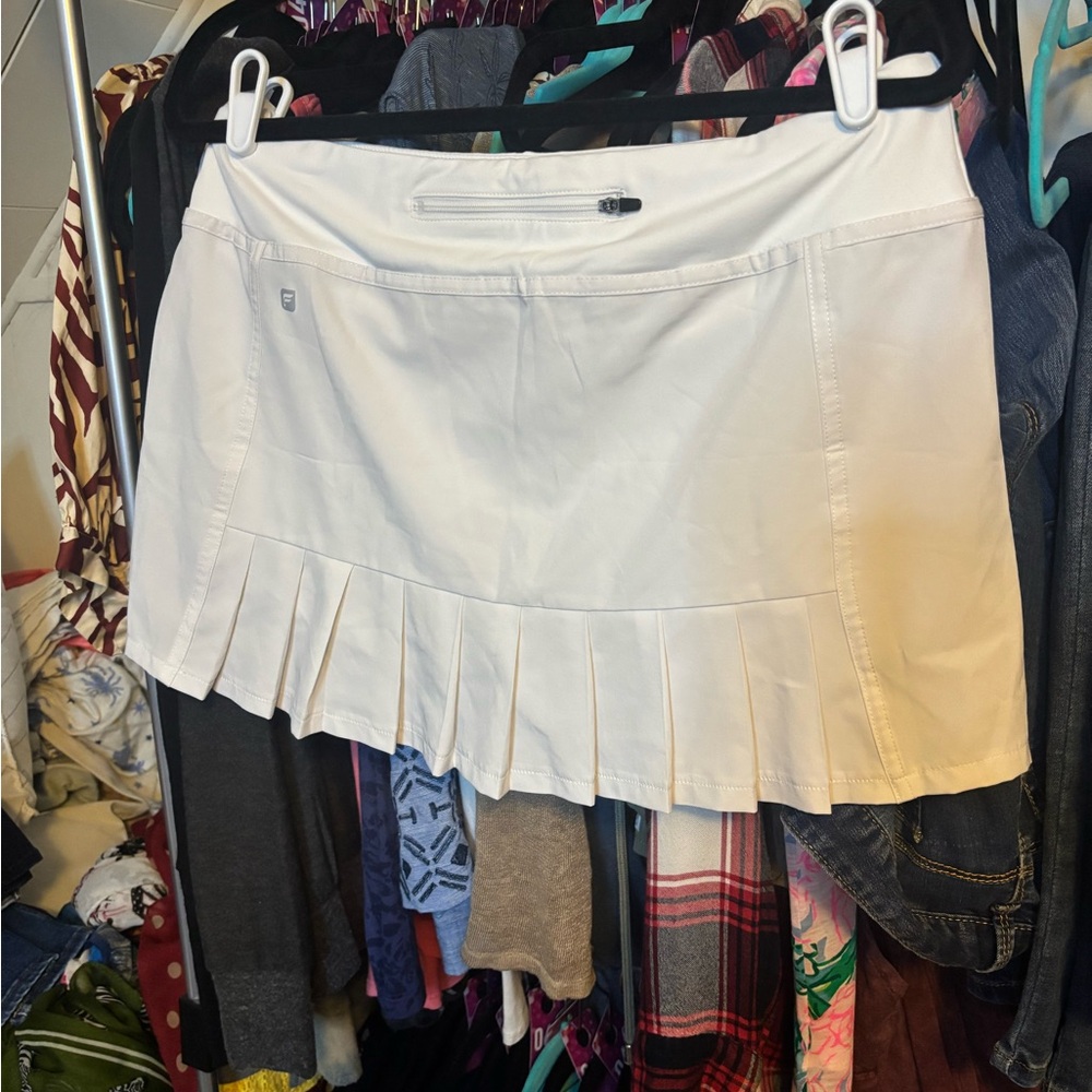 Fabletics White Mini Skirt - Picture 2 of 4